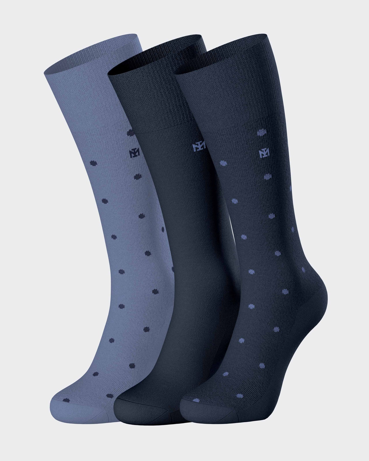 Men's 3-Pair Navy Socks