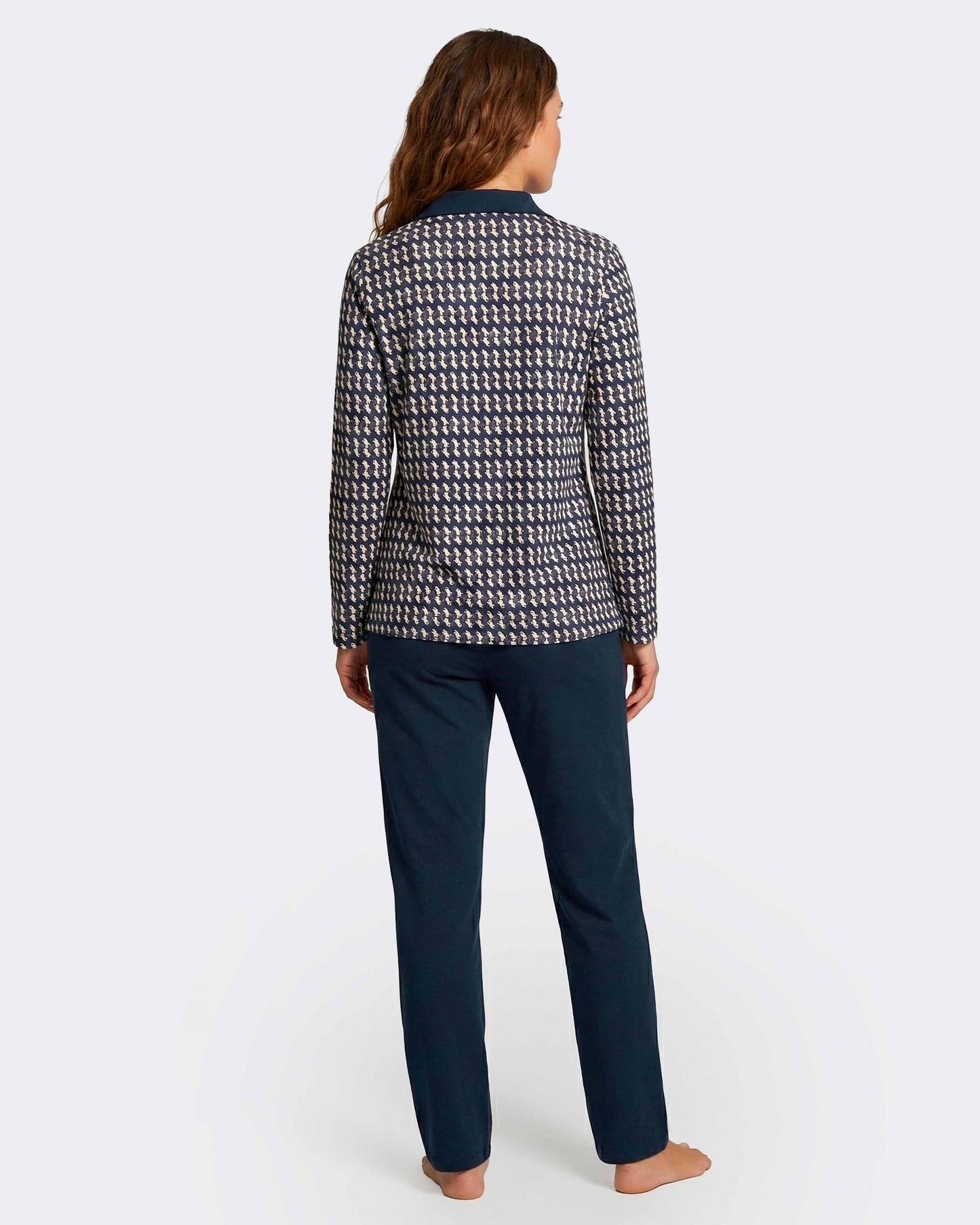 Women's Pyjama Jacket Long - D