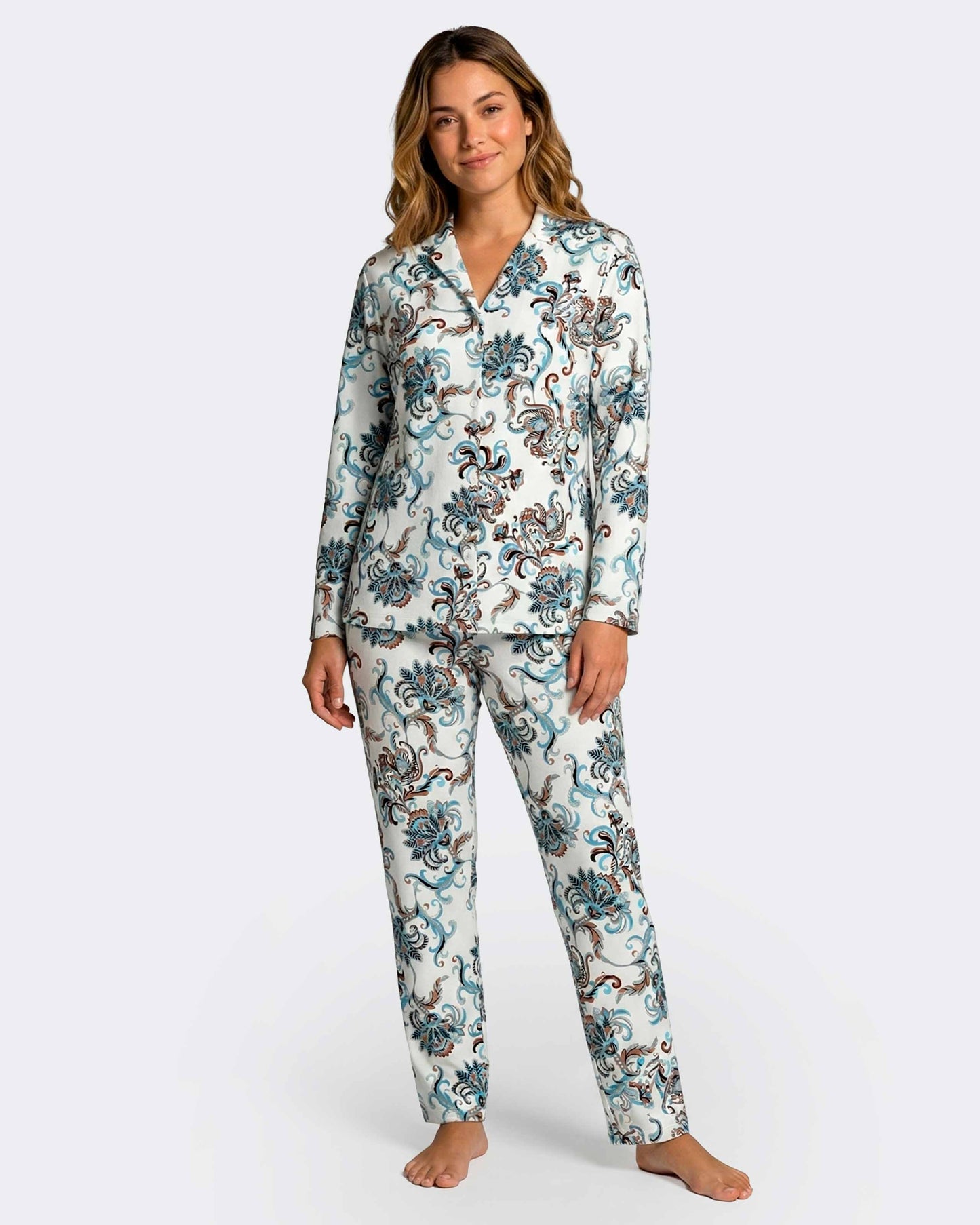 Women's Pyjama Jacket Long - E