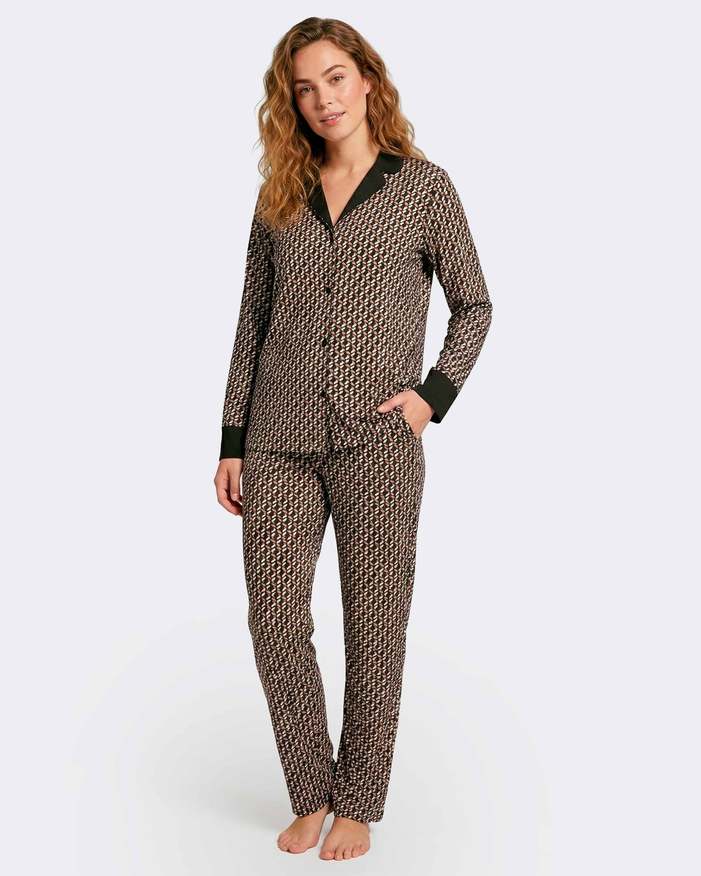 Women's Pyjama Jacket Long - F